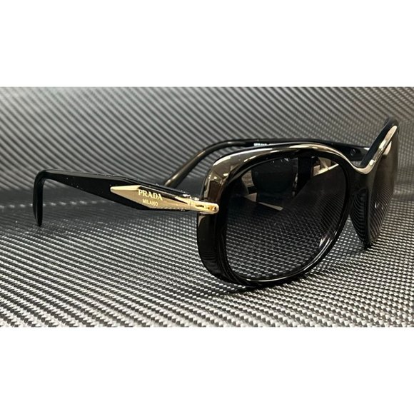 Prada Black Gradient Gold Trim Sunglasses - Picture 3 of 5